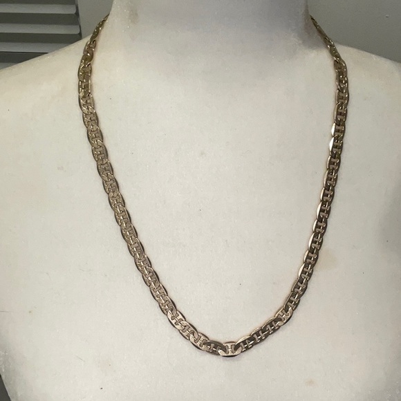 Other - GOLD PLATED Silver chain. 14K